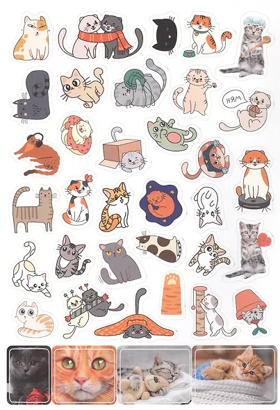 150 стикеров. Котики - фото 3