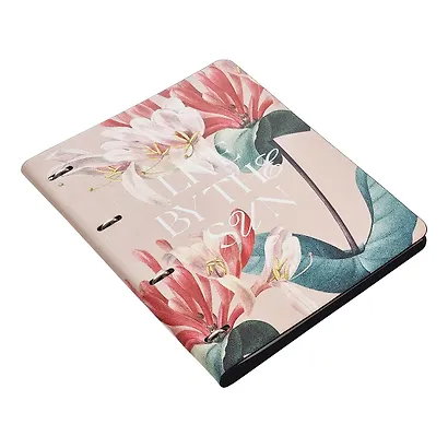 Тетрадь «Blossom», А4, 120 листов в клетку, розовый, на кольцах, сменный блок - фото 2