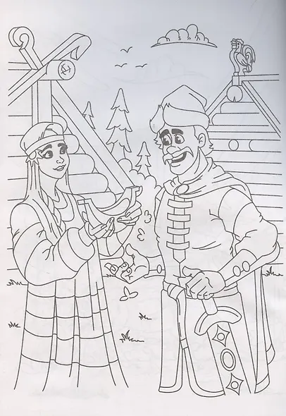 Книжка-раскраска. Русь - Отчизна дорогая - фото 4