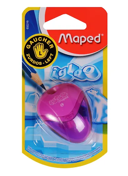 Точилка «I—Gloo», 1 отверстие, пластик, Maped, для левшей, с контейнером - фото 3