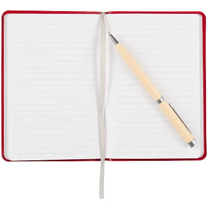 Записная книжка "Софт-тач", А6, 96 листов, красный - фото 3