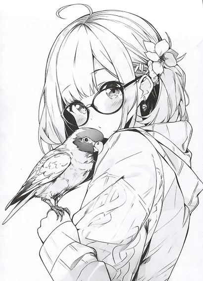 Любимые питомцы. Раскраска - фото 4