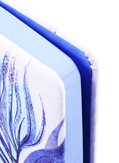 Ежедневник недат. А5 120л "Одуванчики" кожзам, тв. переплет с поролоном, тонир.блок, блестки, ляссе - фото 4