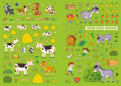 Домашние животные. Книга с наклейками (600 наклеек) - фото 7