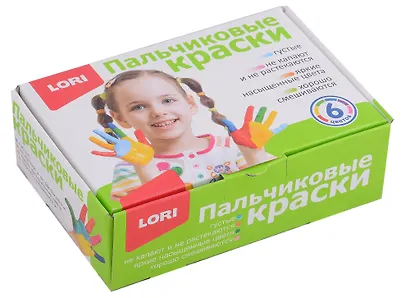 Пальчиковые краски LORI 6 цв. по 20 мл. пкр-001 - фото 4