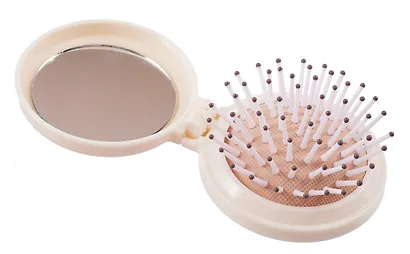 Расческа складная с зеркалом Капибара (пластик) (7см) (12-20250220-2) (Lafilaf) - фото 7