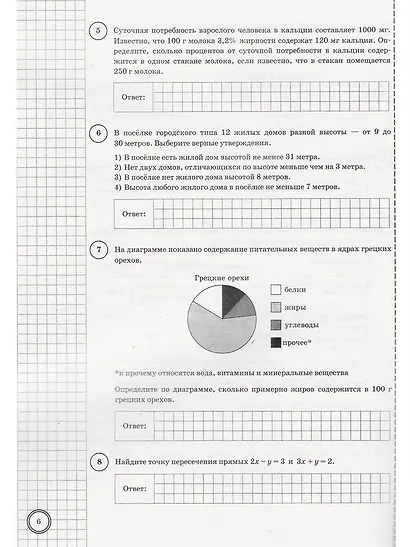 Математика. Всероссийская проверочная работа. 7 класс. Типовые задания. 10 вариантов заданий - фото 5