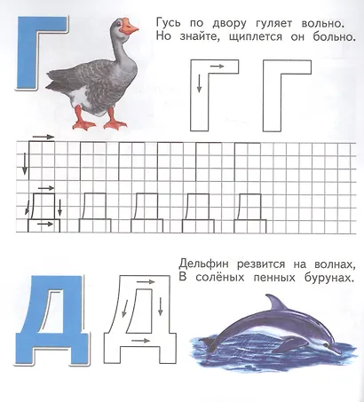 Живая азбука. Прописи. Печатные буквы - фото 4