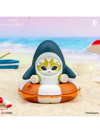 Коллекционная фигурка Mofusand Swimming Ring Series 1 штука blind box MF-250620 - фото 3