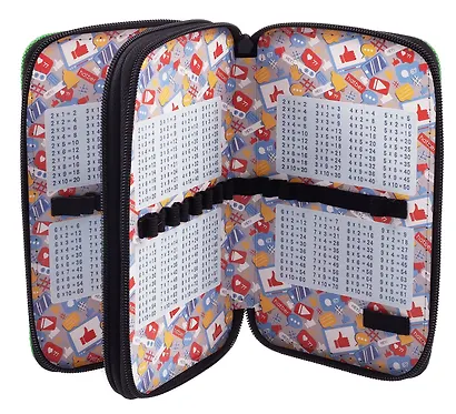 Пенал 2 отделения "Let's go play" 19*11 см - фото 5