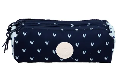 Пенал «White hearts», 2 отделения, ткань - фото 6