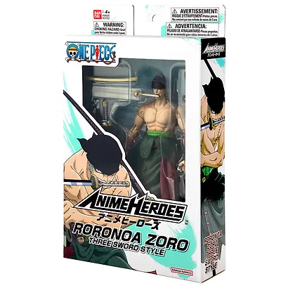 Экшн-фигурка Bandai Ван Пис Зоро Трехмечевой стиль (17см) (67778) - фото 14