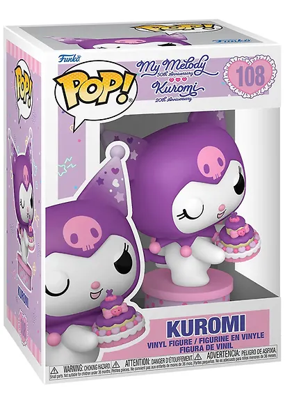 Фигурка Funko POP! My Melody 50th Kuromi 20th Kuromi (With Cake) (108) (Fun87169) - фото 2