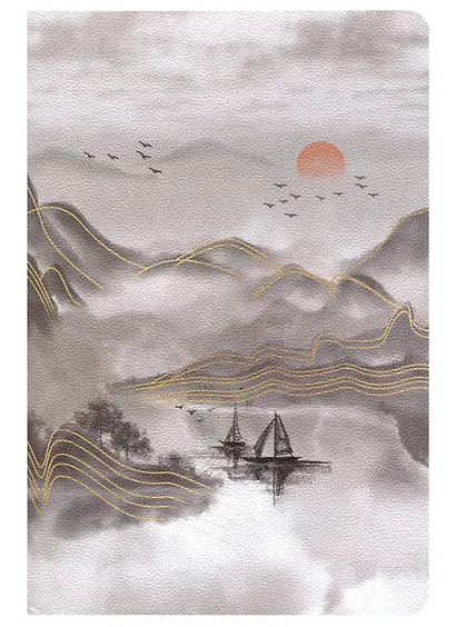 Тетрадь в клетку Kairui, Misterious mountains, 32 листа, в ассортименте - фото 1