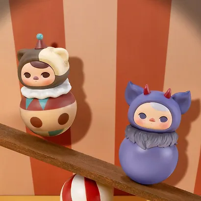 Фигурка коллекционная Pop Mart Pucky Roly-Poly Kitty Series в ассортименте, в непрозрачной Сюрприз-коробке 8х6х6 (67999) - фото 7