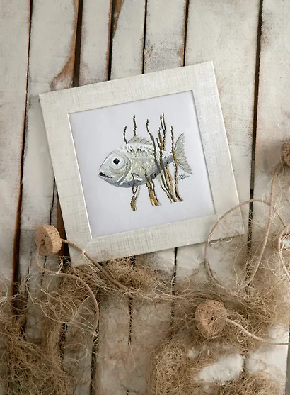 Французская вышивка крестом. Загадочный океан Изабель Вотье - фото 10