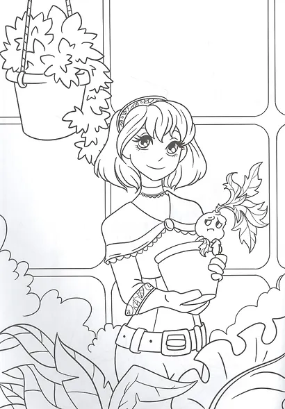 РАСКРАСКА А4 эконом. В СТИЛЕ АНИМЕ - фото 3