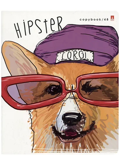 Тетрадь в клетку Альт, "Псы на стиле", 48 листов, в ассортименте - фото 4