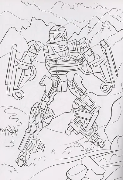 КРУТЫЕ РАСКРАСКИ. МАШИНЫ-РОБОТЫ - фото 2