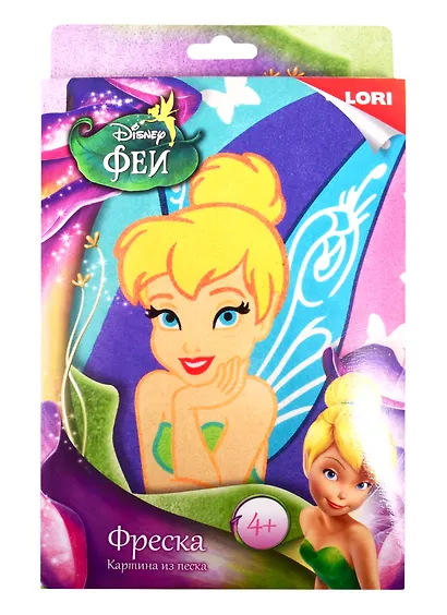 Набор для творчества LORI Фреска. Картина из песка. Disney Динь динь - фото 1