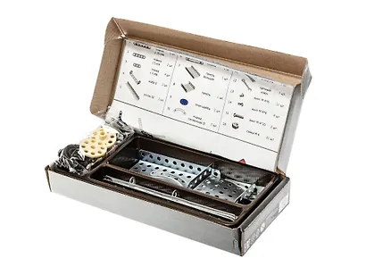 Конструктор металлический  N8 (для уроков труда) , 75 элементов - фото 3