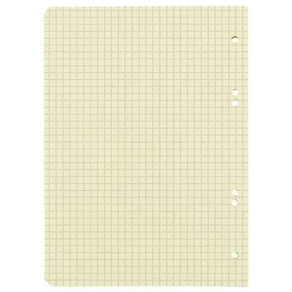 Сменный блок для тетради на кольцах, жёлтый, 50 листов - фото 2