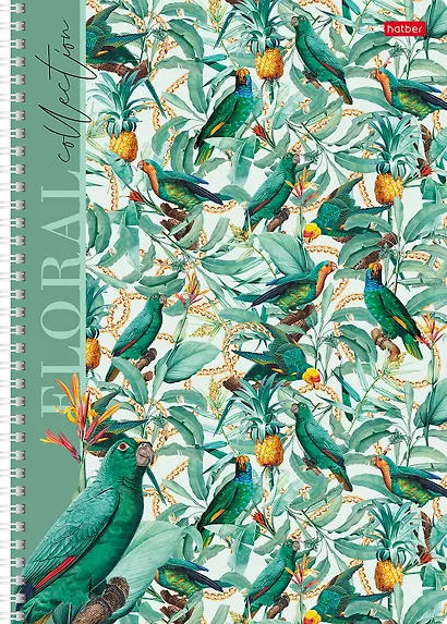 Тетрадь в клетку Hatber, Floral collection, А4, 80 листов, в ассортименте - фото 4