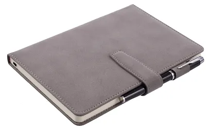 Набор канцелярский "Gray" книга для записей, ручка шариковая - фото 4