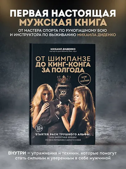 От шимпанзе до Кинг-Конга за полгода. Starter pack трушного альфы, или запретные фишки по воспитанию самого себя - фото 4