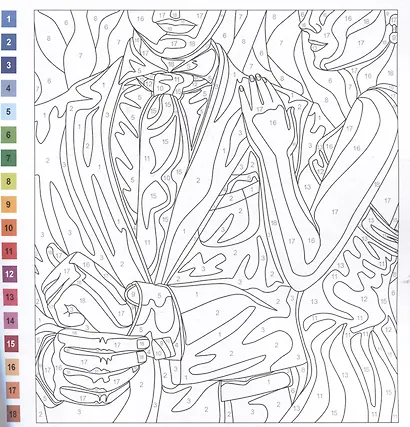 Богатство. Раскраска. Картины по номерам - фото 2