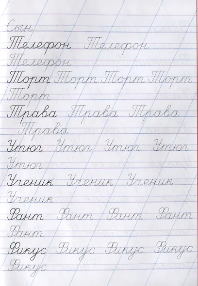 Вырабатываем красивый почерк. Прописи. 35 уроков - фото 5