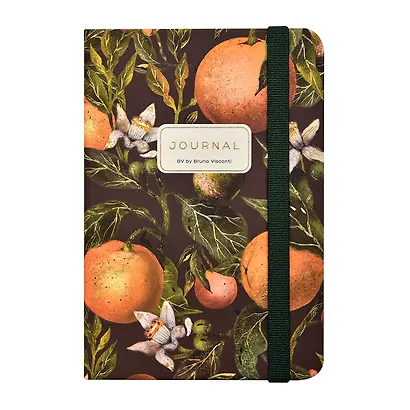 Записная книжка на резинке А6 100 листов в линию "FLORA.РАЙСКИЕ АПЕЛЬСИНЫ", Bruno Visconti - фото 6