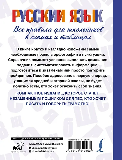 Русский язык. Все правила для школьников в схемах и таблицах - фото 2