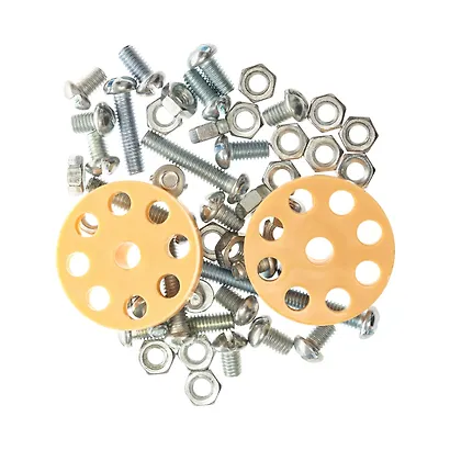 Конструктор металлический  N6 (для уроков труда), 80 элементов - фото 10