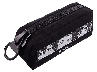 Пенал с большой молнией "Аниме: Лица" - фото 3