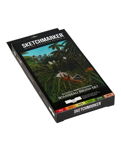 Маркеры 6цв Sketchmarker&Pushkinskiy Brush "Руссо", Sketchmarker - фото 3