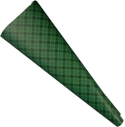 Бумага упаковочная 70*100см "Трехстороняя: кролики, веточки,зеленая клетка" НГ,инд.уп. - фото 2