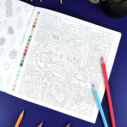 Пейзажи. Раскраска 3 в 1 - фото 4