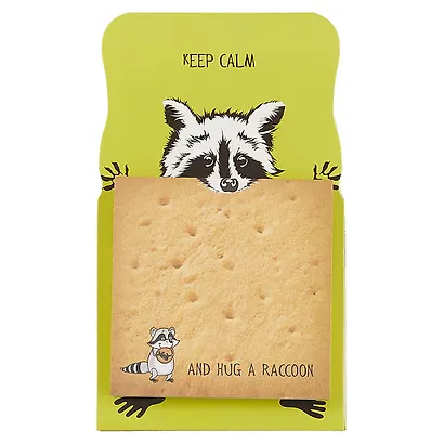 Блок бумаги «Еноты», 7 х 7 см - фото 2