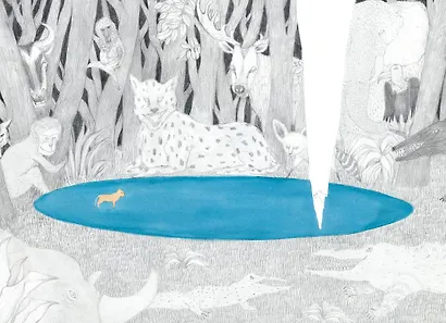 Львёнок в саванне - фото 14