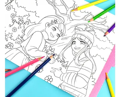 Аниме. Раскраска-рулон - фото 4