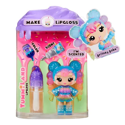 Кукла Бритни Боба (бабл ти) с набором для изготовления блеска для губ для детей, Yummiland (67903) - фото 3