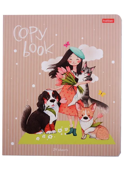 Тетрадь в клетку Hatber, "Вместе весело", 24 листа, в ассортименте - фото 4