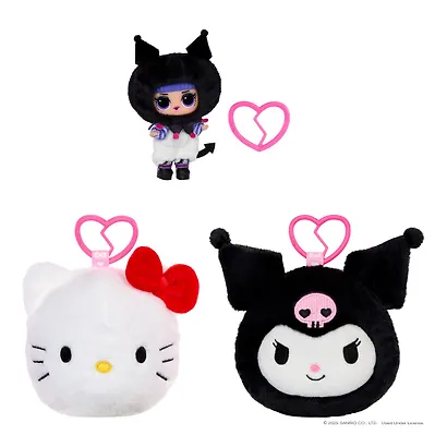 ЛОЛ СЮРПРАЙЗ Двусторонняя плюшевая игрушка с куклой Hello Kitty & Friends с аксессуарами L.O.L. SURPRISE! (70777) - фото 3