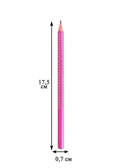 Карандаш Faber-Castell, Sparkle, чернографитный B - фото 2