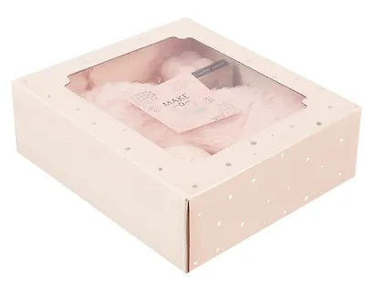 Подарочный набор Peach Dream (свеча, бомбочка, маска для сна, открытка) (18х17) (12-Guangfa-P5) - фото 5