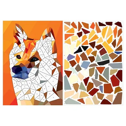 Аппликация наклейками Три Совы "Верные друзья", А4, 2 основы, картонный конверт - фото 3