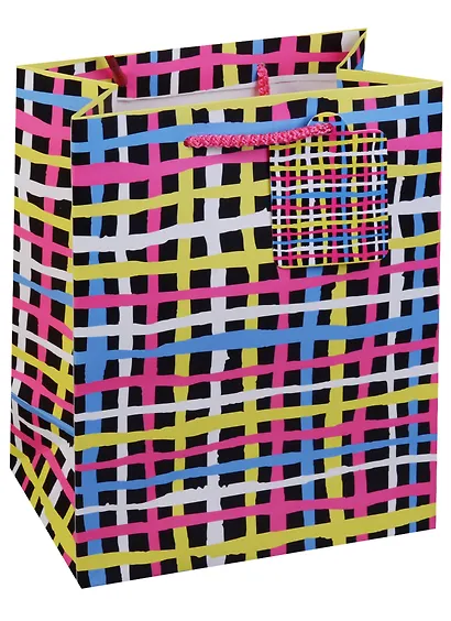 Подарочный пакет «Цветные пересечения», А5 - фото 3