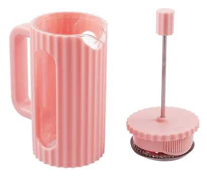 Френч-пресс розовый (350мл) (S8111031) - фото 6