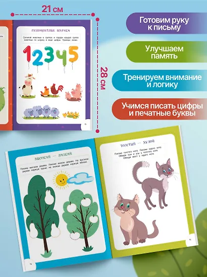 Развивающие многоразовые прописи. Для детей 2-3 лет - фото 6